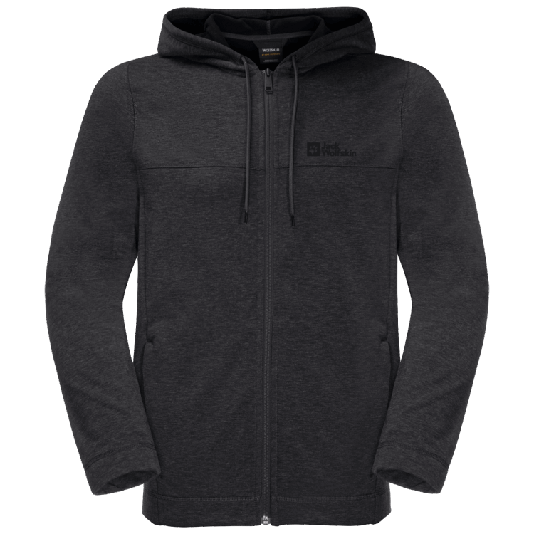 Brand Jack Wolfskin Men's Waldsee Hooded Jacket Black Brand