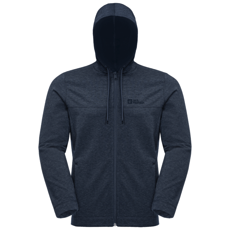 Night Blue Brand Jack Wolfskin Original Men's Waldsee Hooded Jacket