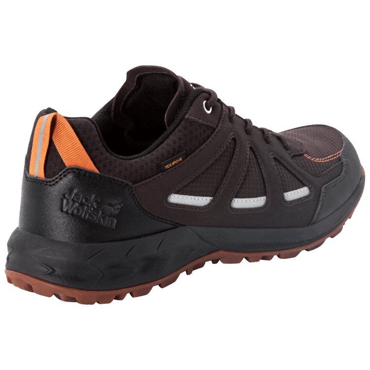 Espresso-Dark Red Best Brand Jack Wolfskin Men's Woodland 2 Texapore Low