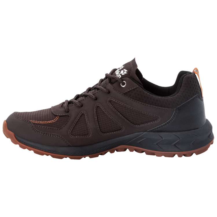 Espresso-Dark Red Best Brand Jack Wolfskin Men's Woodland 2 Texapore Low