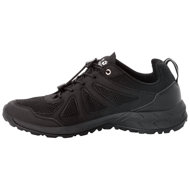 Black-Black Men's Woodland 2 Vent Low Brand Jack Wolfskin Fashion