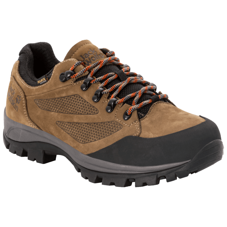 Brand Brand Jack Wolfskin Men's Rebellion Texapore Low Brown-Red