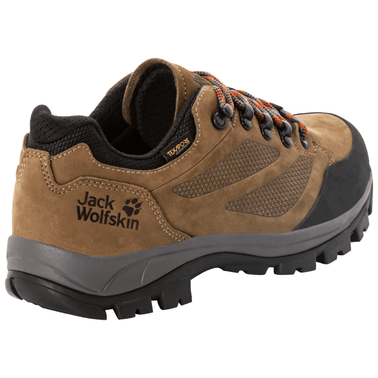 Brand Brand Jack Wolfskin Men's Rebellion Texapore Low Brown-Red