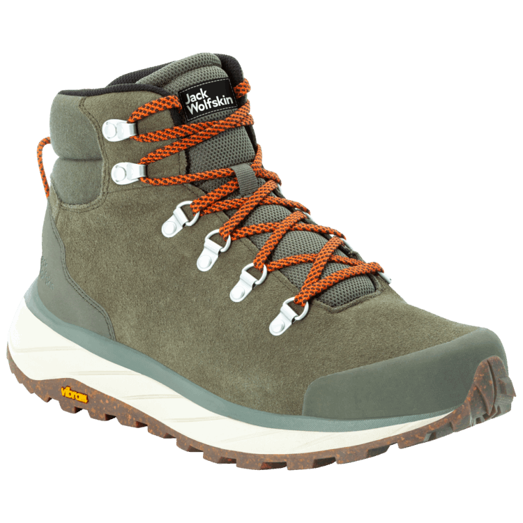 Brands Khaki-Orange Brand Jack Wolfskin Men's Terraventure Urban Mid