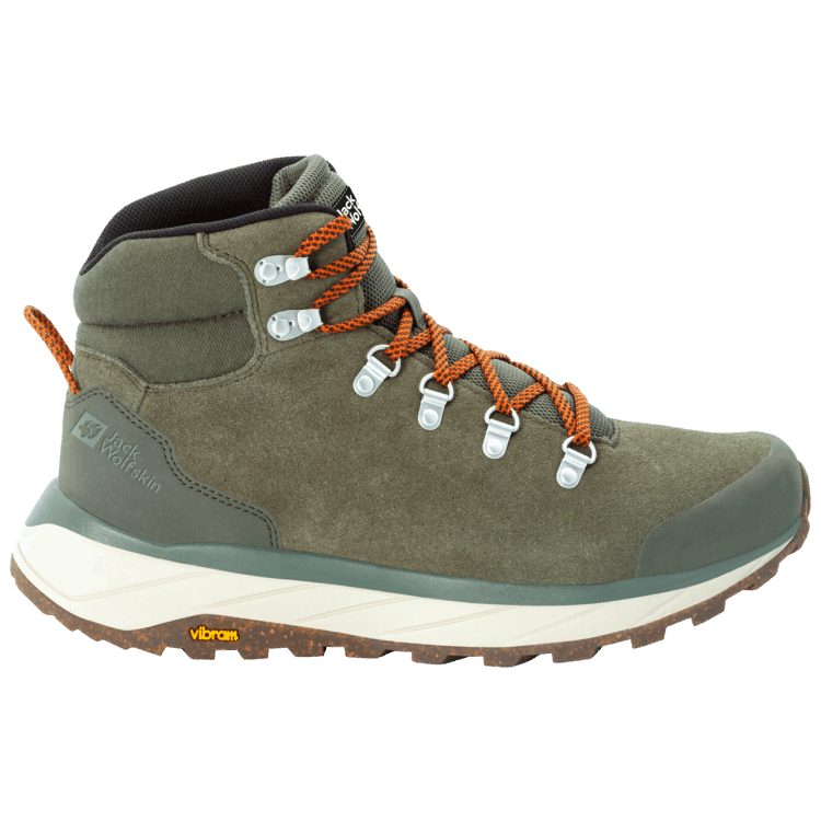 Brands Khaki-Orange Brand Jack Wolfskin Men's Terraventure Urban Mid