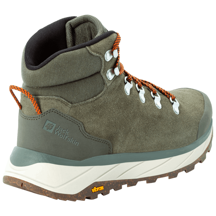 Brands Khaki-Orange Brand Jack Wolfskin Men's Terraventure Urban Mid