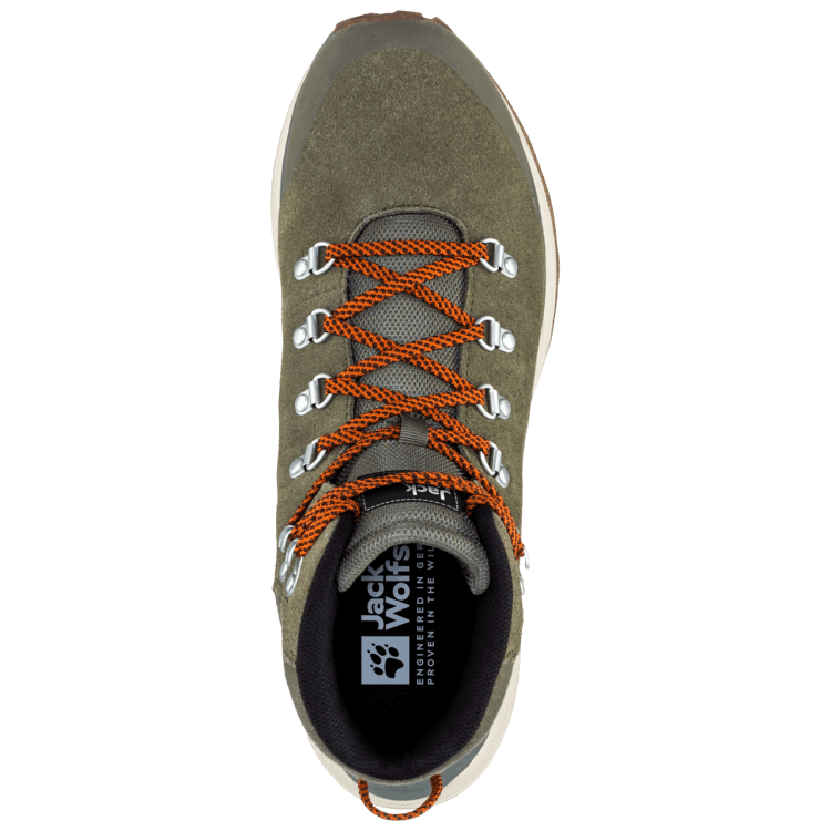 Brands Khaki-Orange Brand Jack Wolfskin Men's Terraventure Urban Mid
