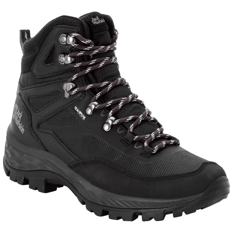 Original Black Men's Rebellion Guide Texapore Mid Brand Jack Wolfskin