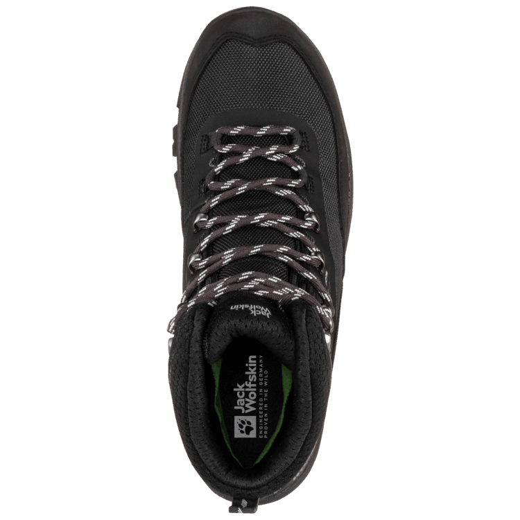Original Black Men's Rebellion Guide Texapore Mid Brand Jack Wolfskin