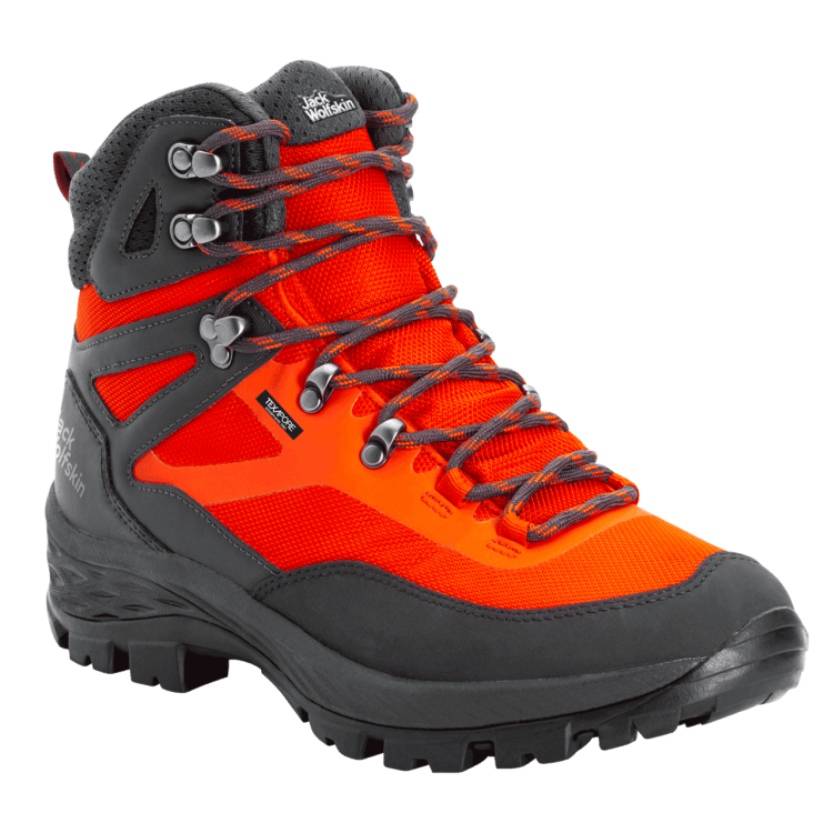 Men's Rebellion Guide Texapore Mid Brand Jack Wolfskin Orange-Phantom Hot