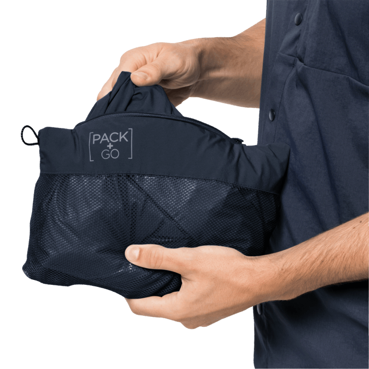 PACK & GO SHELL M Night Blue Brand Jack Wolfskin New