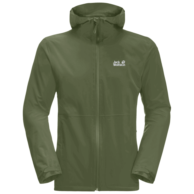 Men's Pack & Go Shell Greenwood Fashion Brand Jack Wolfskin