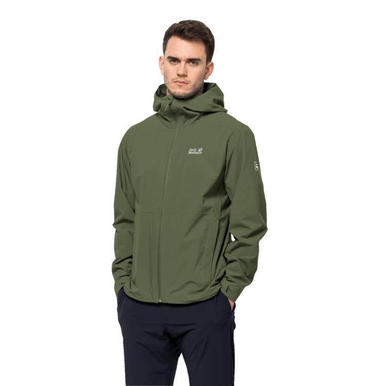 Men's Pack & Go Shell Greenwood Fashion Brand Jack Wolfskin