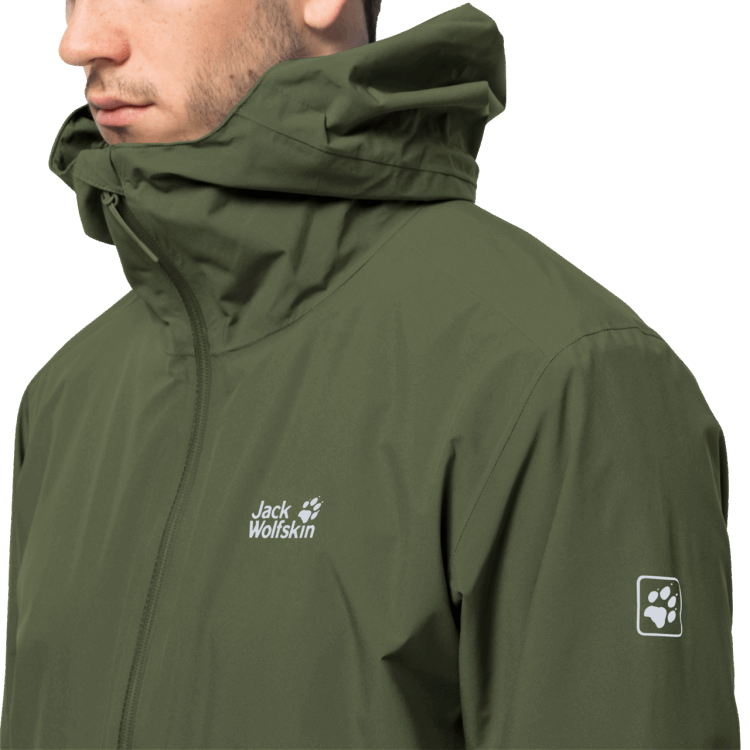 Men's Pack & Go Shell Greenwood Fashion Brand Jack Wolfskin
