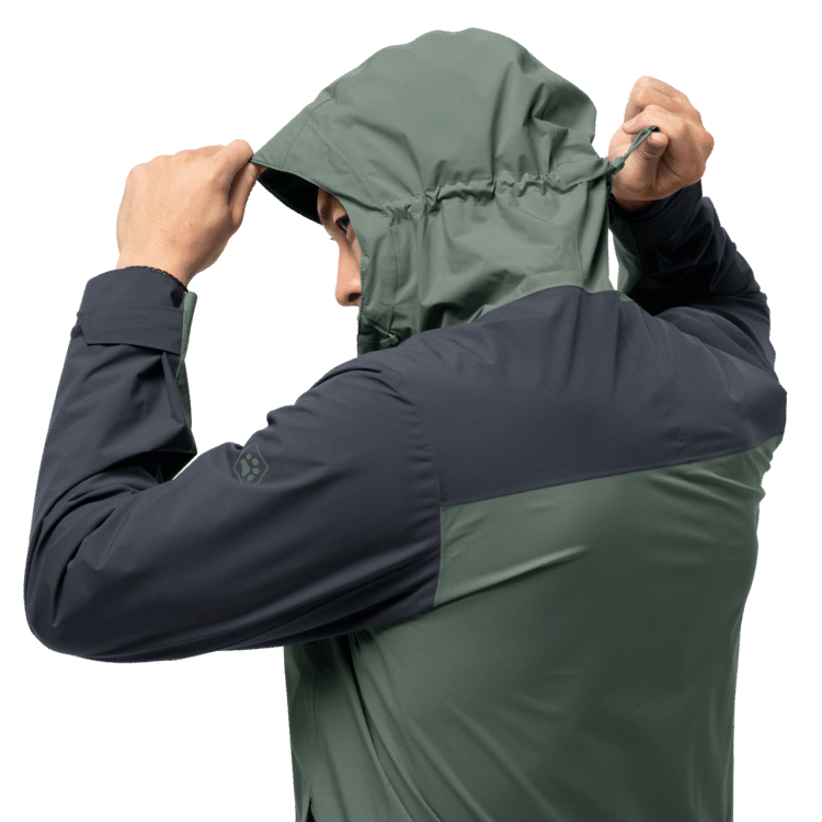 Brand Jack Wolfskin Hedge Green Men's Go Hike Jacket Origins