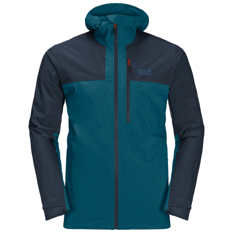 Brand Jack Wolfskin Men's Go Hike Jacket Blue Coral