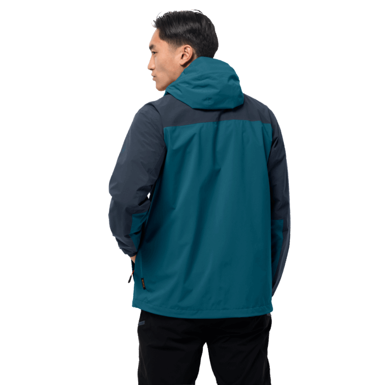 Brand Jack Wolfskin Men's Go Hike Jacket Blue Coral