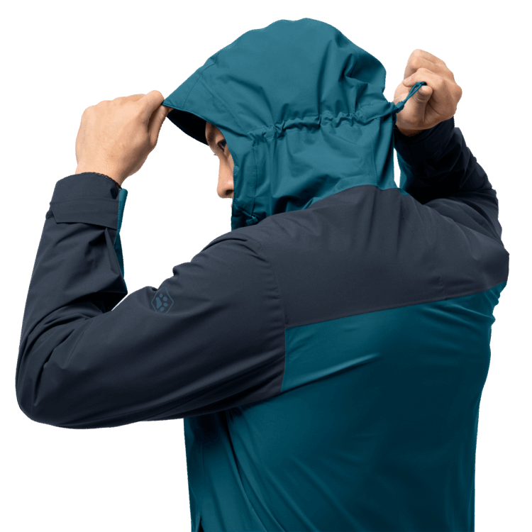 Brand Jack Wolfskin Men's Go Hike Jacket Blue Coral