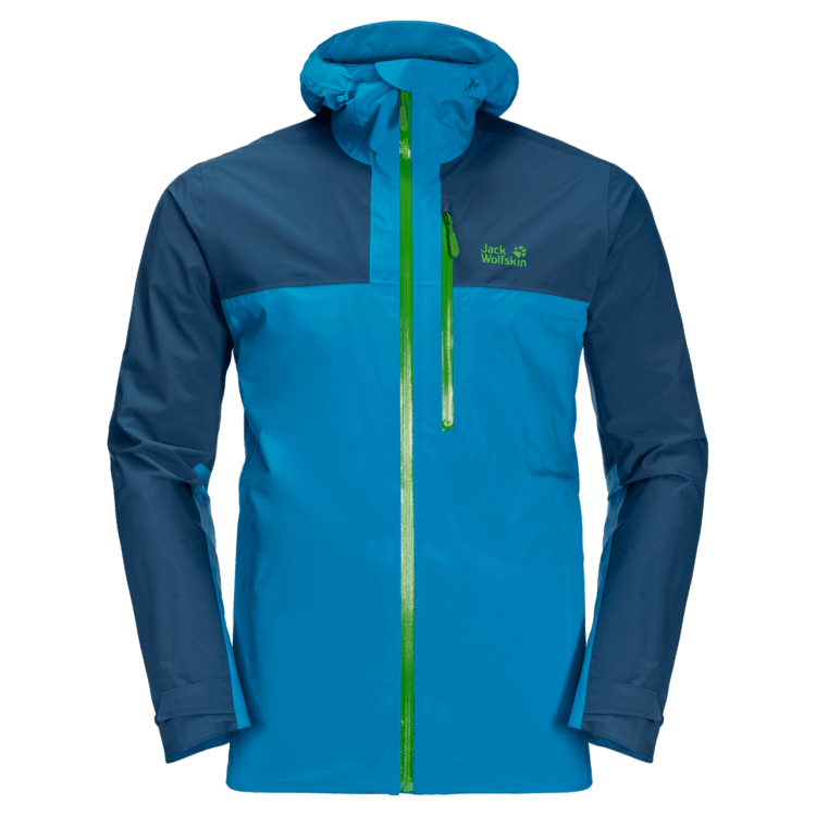 Brand Jack Wolfskin Men's Go Hike Jacket Blue Jewel Original