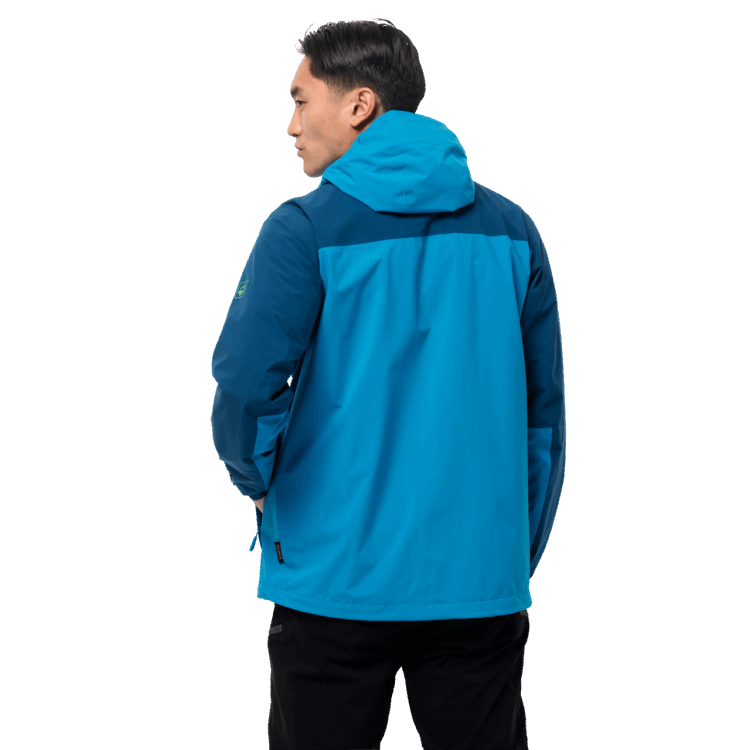 Brand Jack Wolfskin Men's Go Hike Jacket Blue Jewel Original