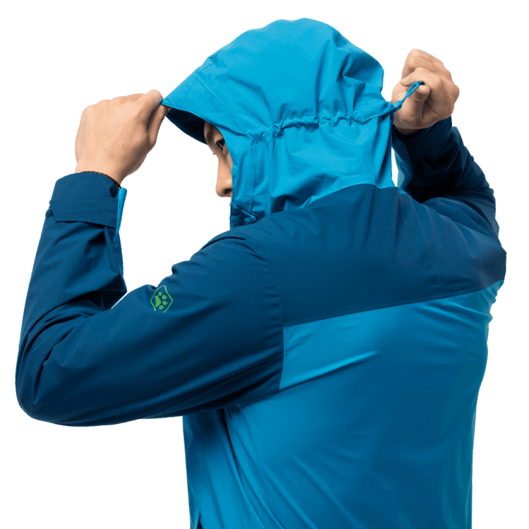 Brand Jack Wolfskin Men's Go Hike Jacket Blue Jewel Original