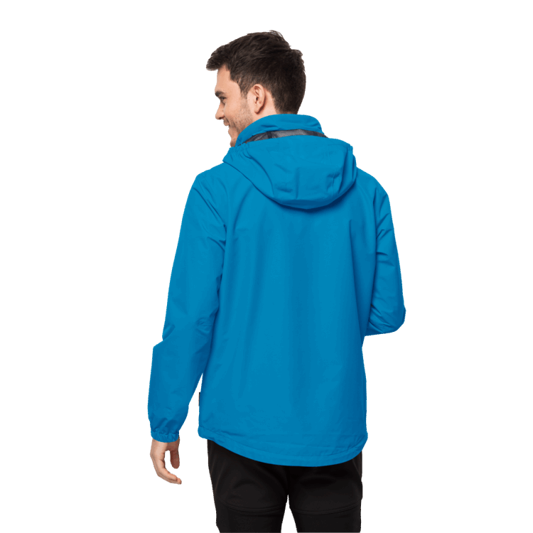 Blue Pacific Collection Men's Stormy Point 2L Jacket Brand Jack Wolfskin