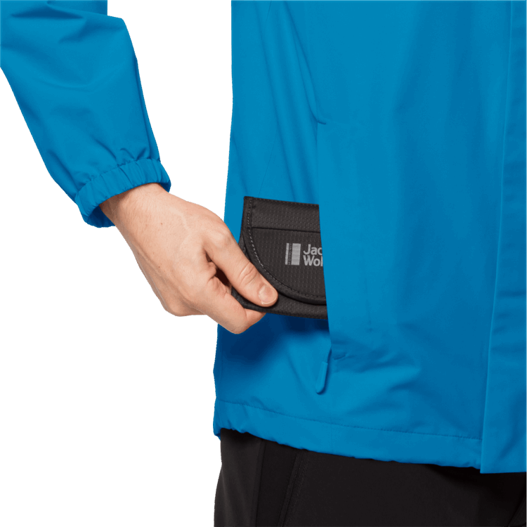 Blue Pacific Collection Men's Stormy Point 2L Jacket Brand Jack Wolfskin