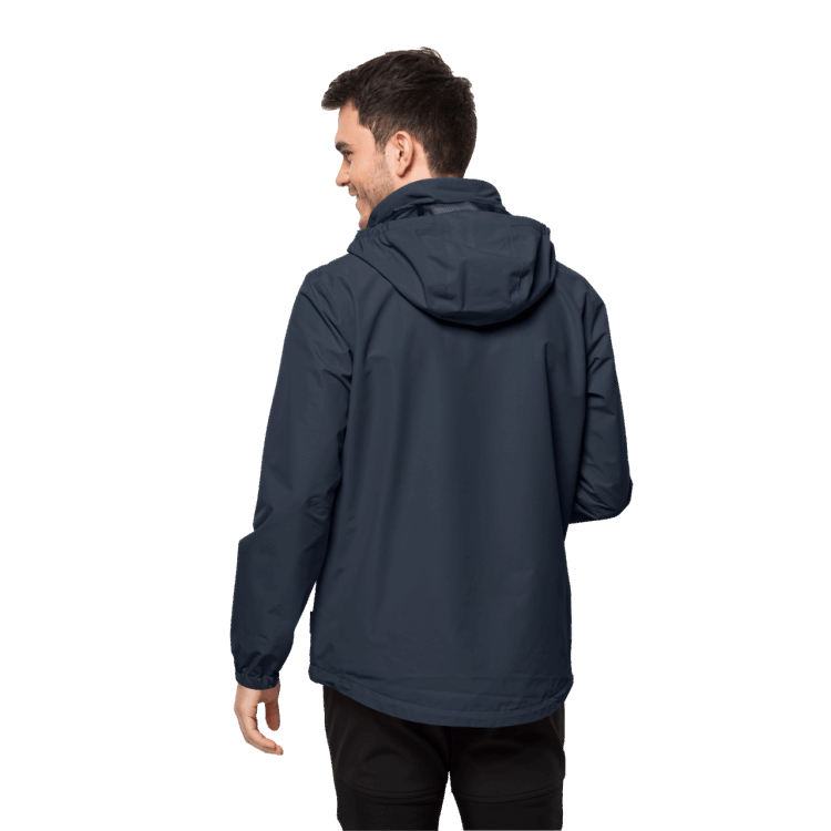 Night Blue Men's Stormy Point 2L Jacket Brand Jack Wolfskin Collections