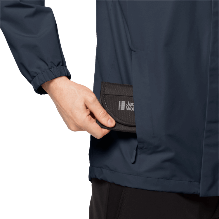 Night Blue Men's Stormy Point 2L Jacket Brand Jack Wolfskin Collections