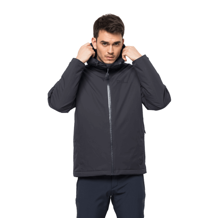 Origins Men's Wisper Insulated Jacket Brand Jack Wolfskin Ebony