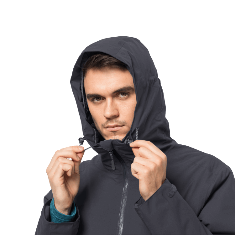 Origins Men's Wisper Insulated Jacket Brand Jack Wolfskin Ebony