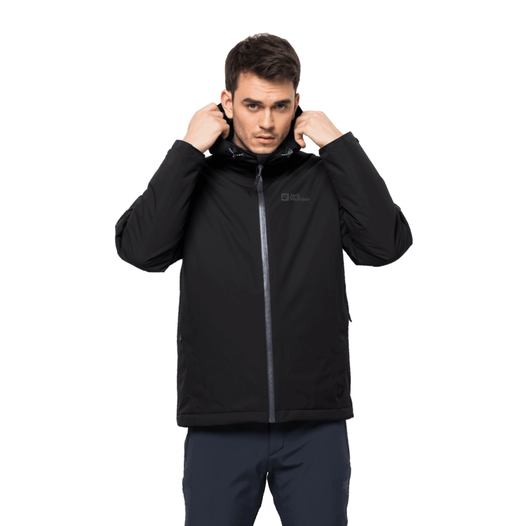 Brand Men's Wisper Insulated Jacket Black Brand Jack Wolfskin