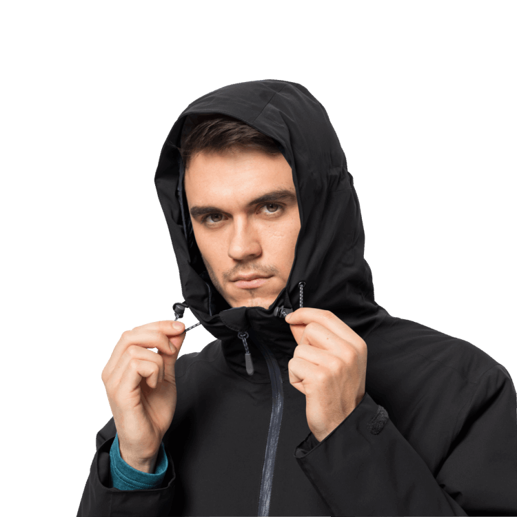 Brand Men's Wisper Insulated Jacket Black Brand Jack Wolfskin