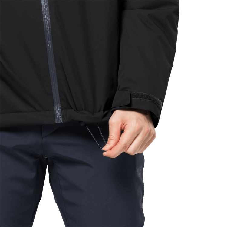 Brand Men's Wisper Insulated Jacket Black Brand Jack Wolfskin