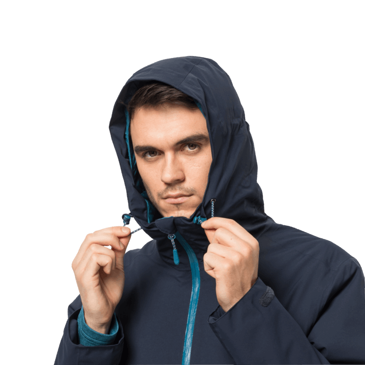 Original Brand Jack Wolfskin Men's Wisper Insulated Jacket Night Blue