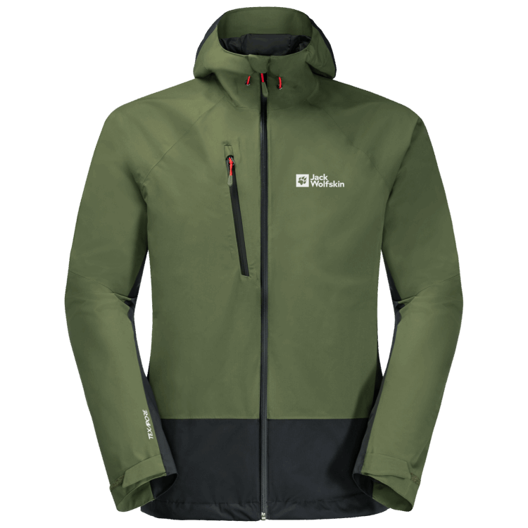 Men's Eagle Peak 2L Jacket Greenwood Collections Brand Jack Wolfskin