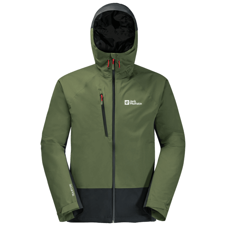 Men's Eagle Peak 2L Jacket Greenwood Collections Brand Jack Wolfskin