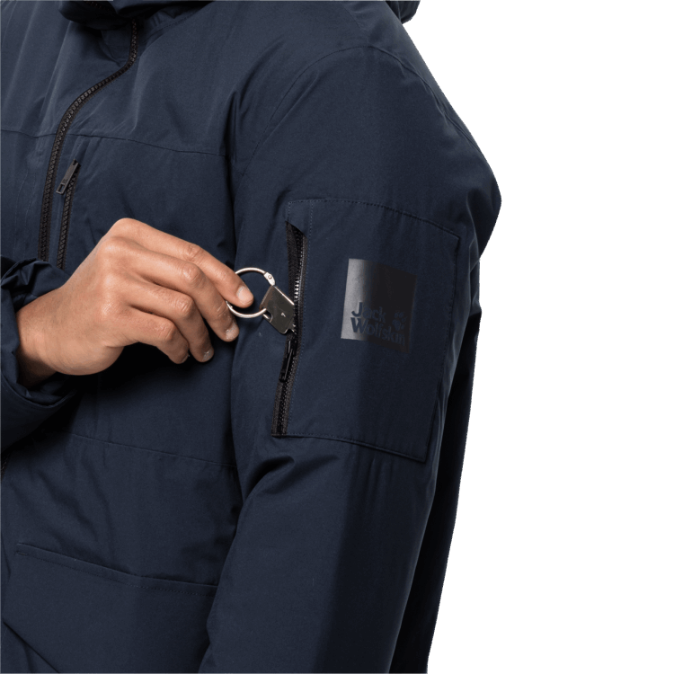 Men's Koenigsbau Parka Origin Brand Jack Wolfskin Night Blue