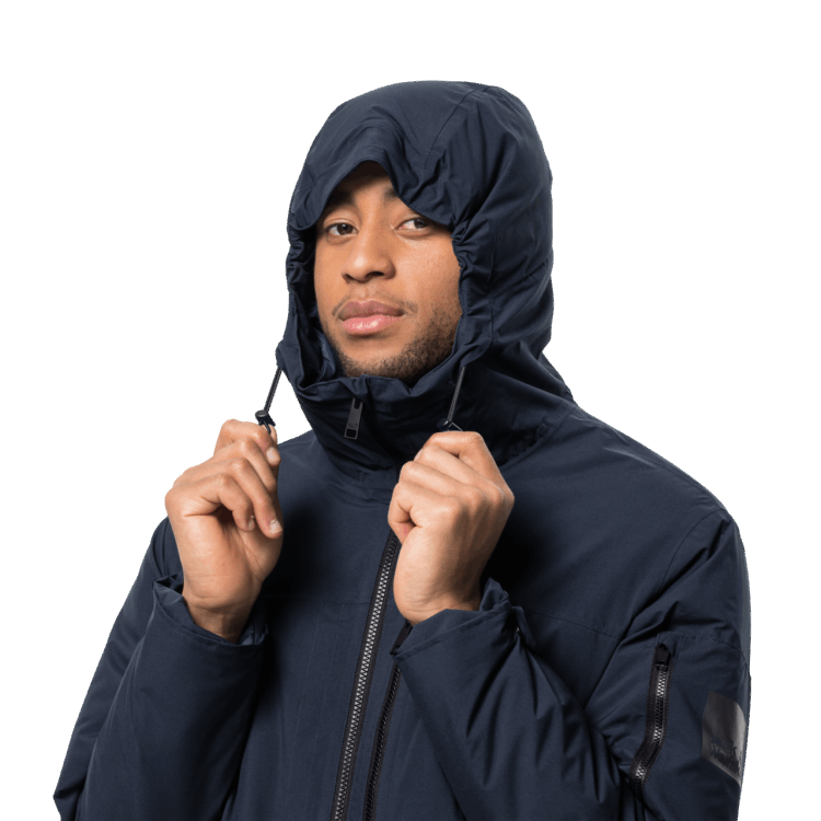 Men's Koenigsbau Parka Origin Brand Jack Wolfskin Night Blue