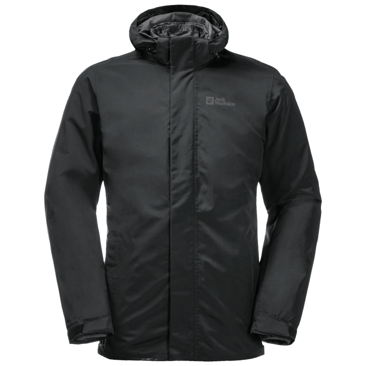 Brand Jack Wolfskin Hot Black Men's Bergland 3In1 Jacket