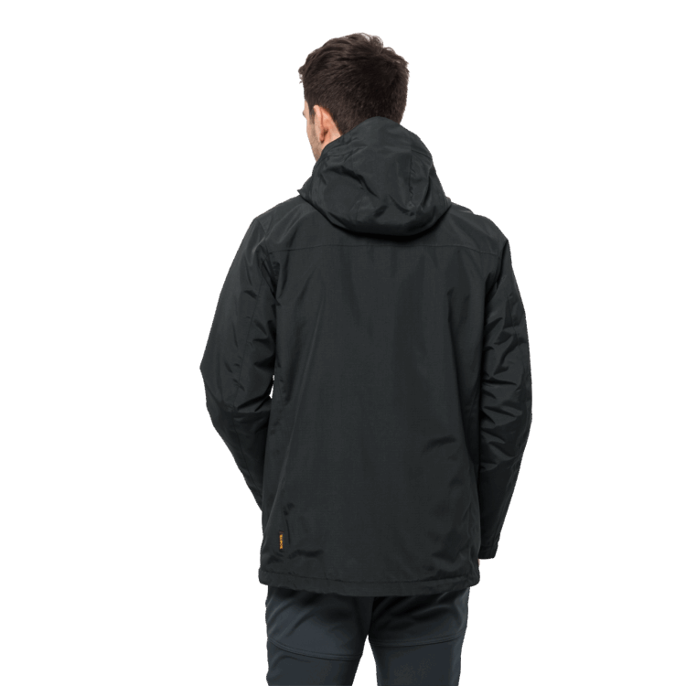Brand Jack Wolfskin Hot Black Men's Bergland 3In1 Jacket