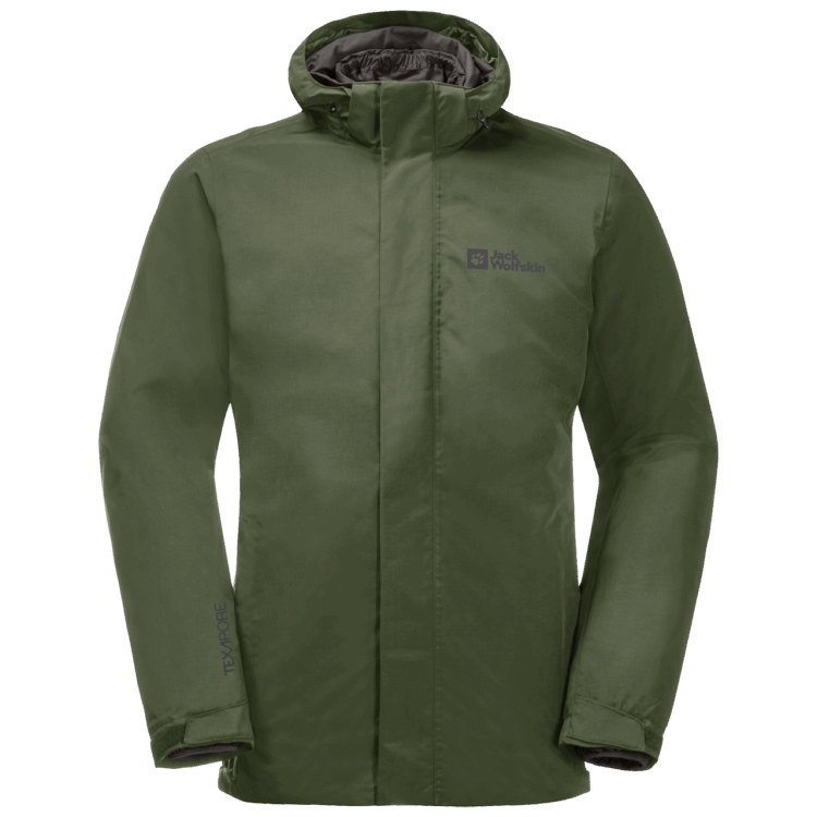Brand Jack Wolfskin Men's Bergland 3In1 Jacket Greenwood Best