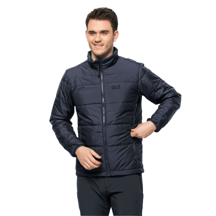 Brand Jack Wolfskin Men's Bergland 3In1 Jacket New Night Blue