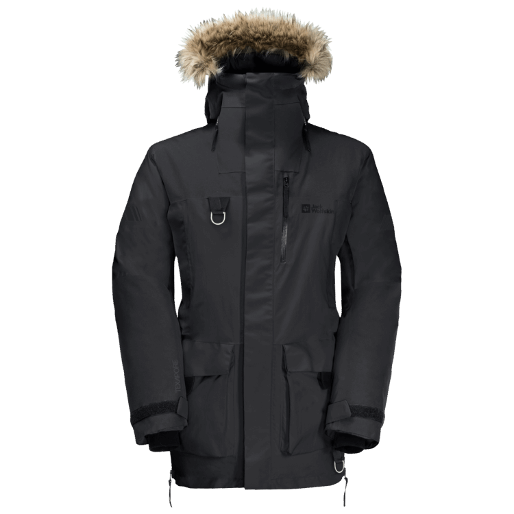 Black Brand Jack Wolfskin Fashion Men's 1995 Series Parka