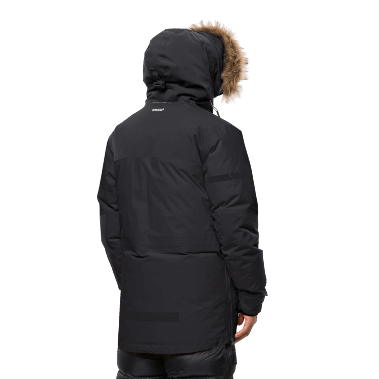 Black Brand Jack Wolfskin Fashion Men's 1995 Series Parka