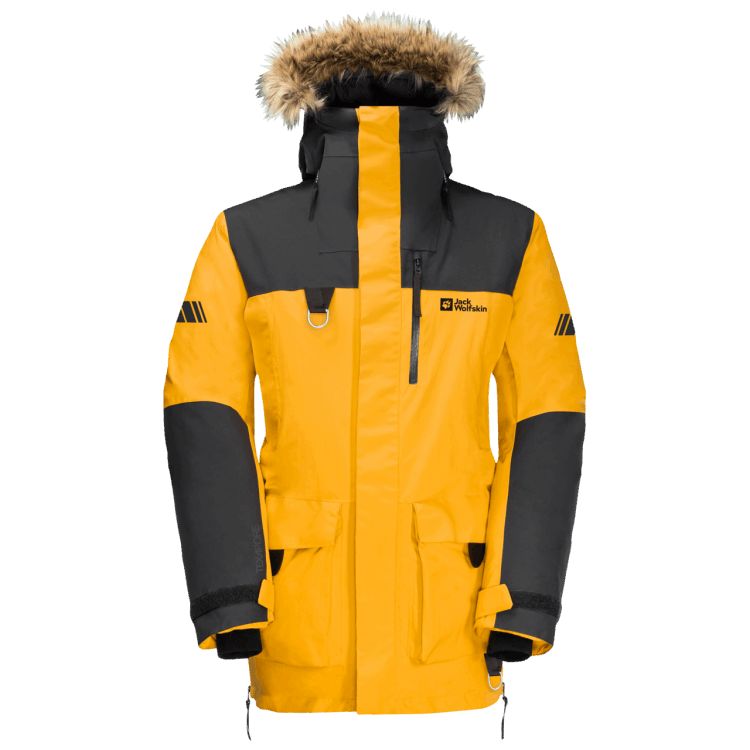 Burly Yellow Xt Brand Jack Wolfskin Men's 1995 Series Parka Collection