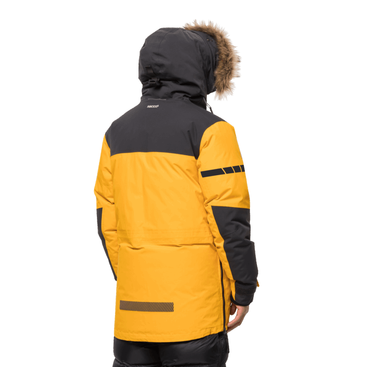 Burly Yellow Xt Brand Jack Wolfskin Men's 1995 Series Parka Collection