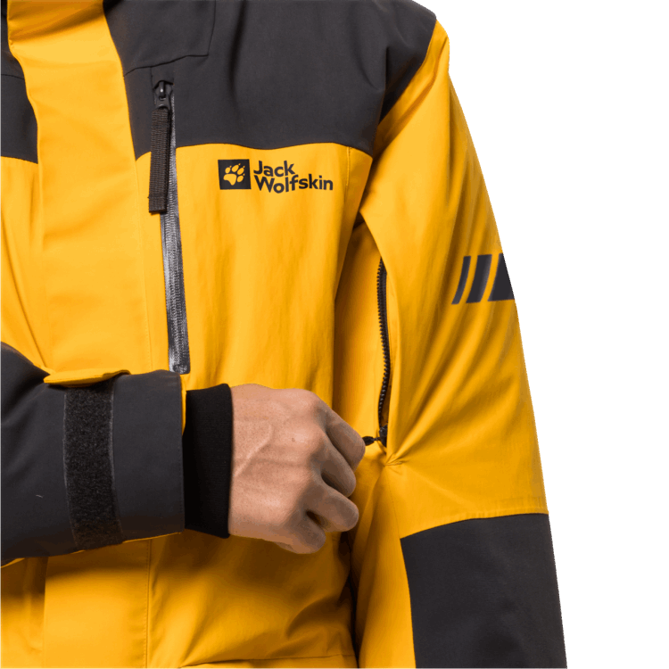 Burly Yellow Xt Brand Jack Wolfskin Men's 1995 Series Parka Collection