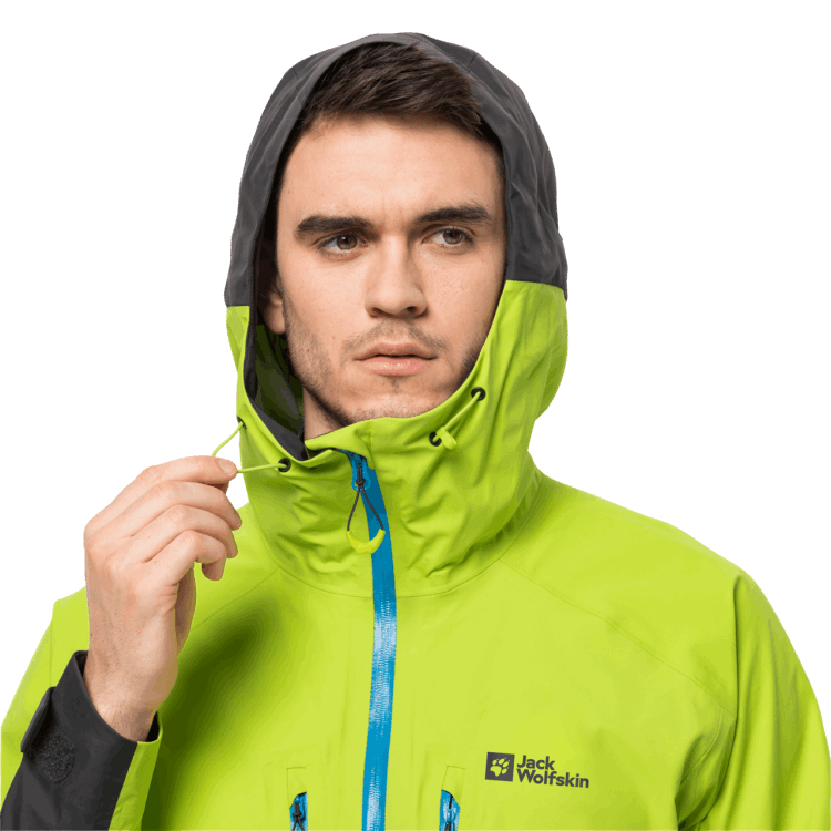 Lime Collections Brand Jack Wolfskin Men's Alpspitze 3L Jacket