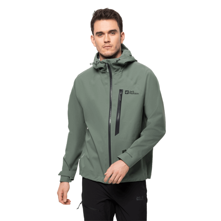 Original Men's Tapeless Jacket Hedge Green Brand Jack Wolfskin